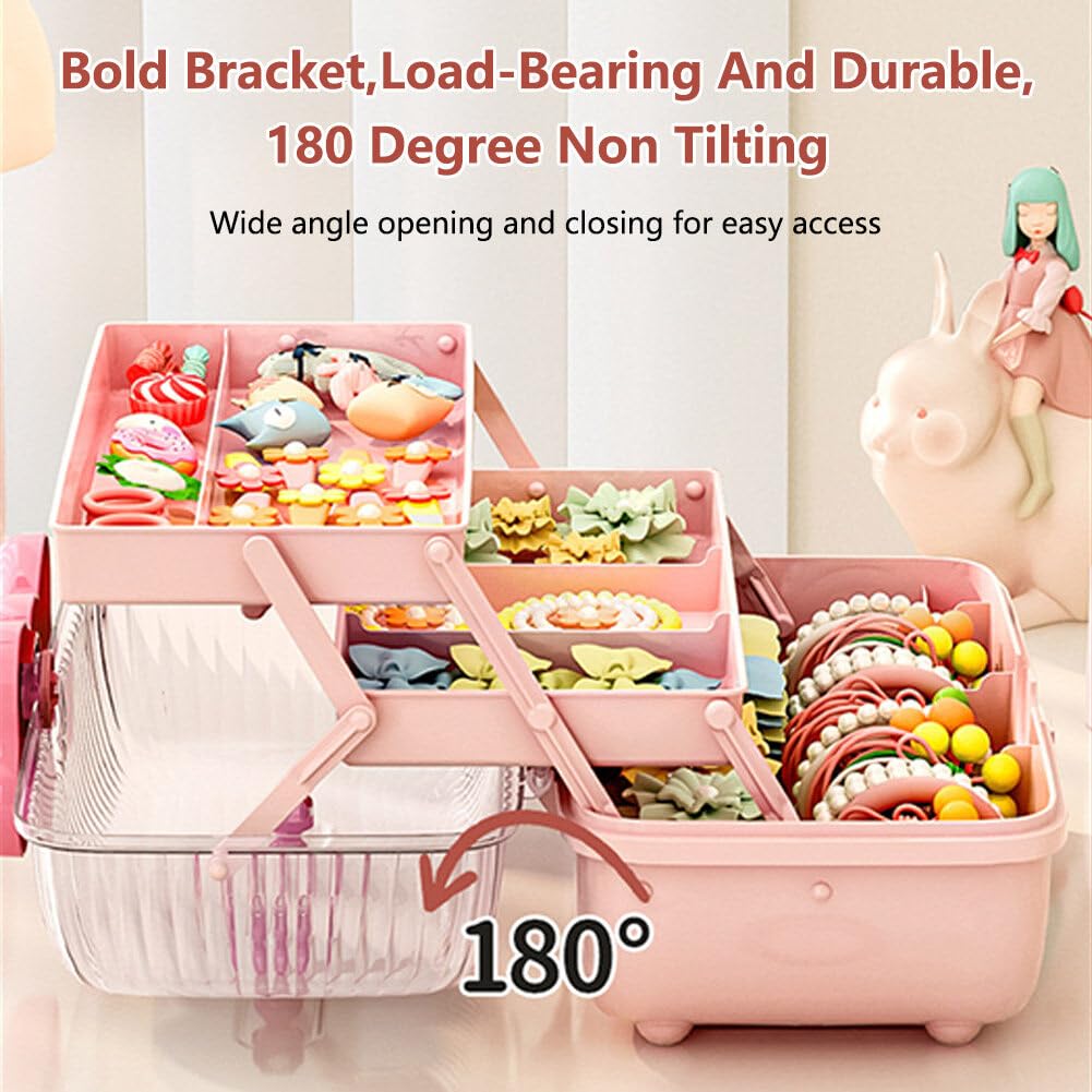 Amazon.com: Gujuja Cute Girls Hair Accessories Organizer with Lid